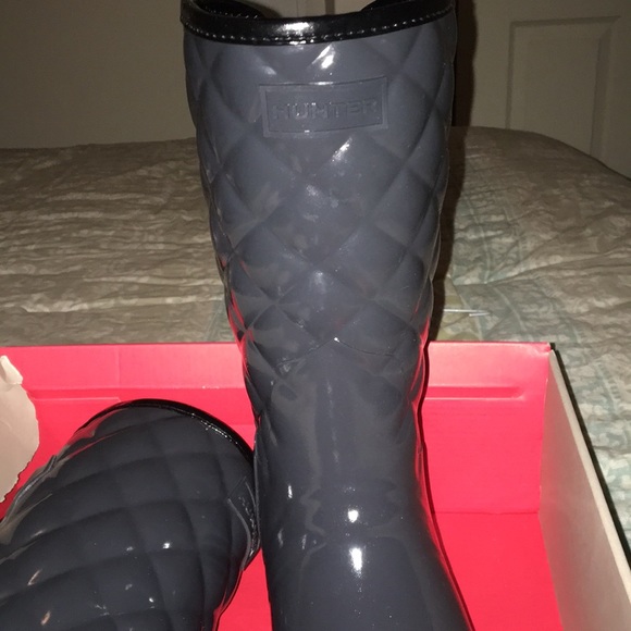 Hunter quilted short boots - Picture 3 of 6